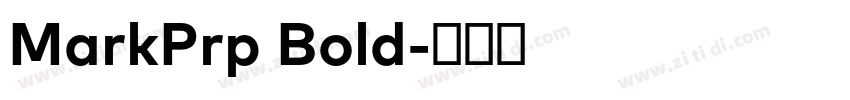 MarkPrp Bold字体转换